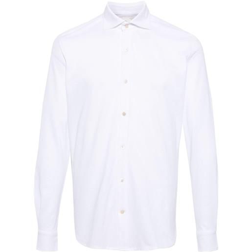 Eleventy camicia con colletto classico - bianco
