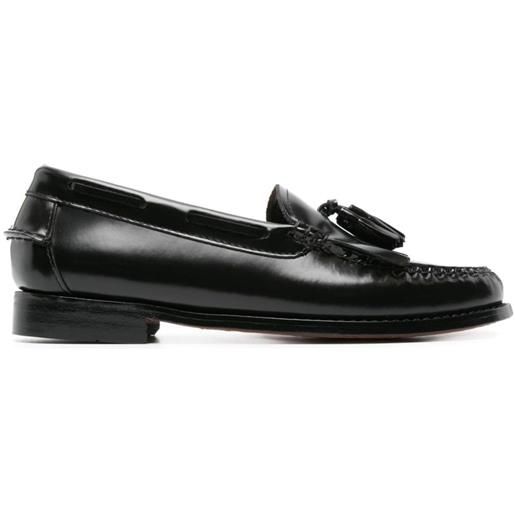 G.H. Bass & Co. weejuns esther kiltie leather loafers - nero