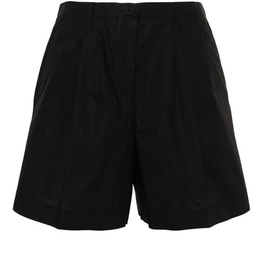Forte Forte high-waist bermuda shorts - nero