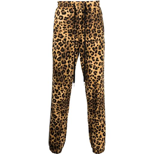 Haculla pantaloni sportivi con stampa leopardate - nero