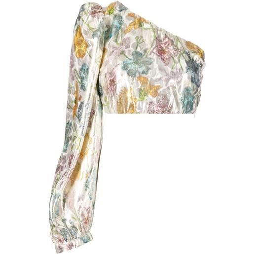 Hayley Menzies top con effetto jacquard - multicolore