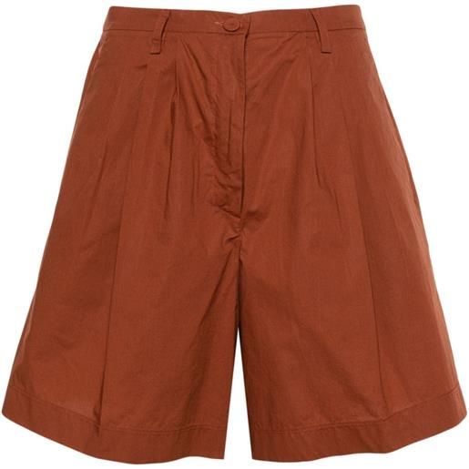 Forte Forte high-waist bermuda shorts - marrone
