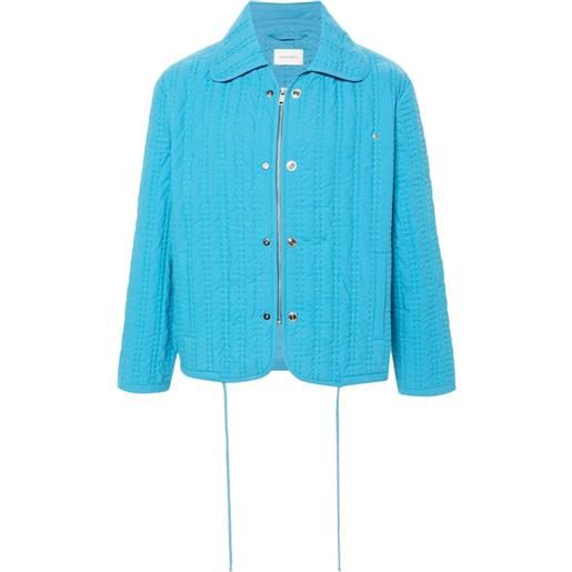 Craig Green giacca con cuciture decorative - blu
