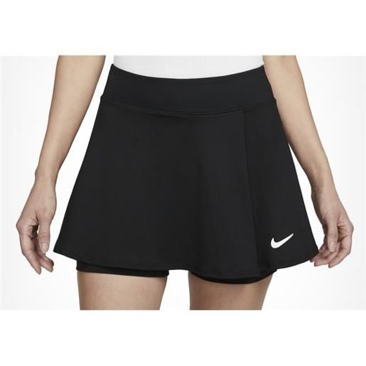 Nike w nkct df vctry skrt flouncy gonnellino tennis nero donna