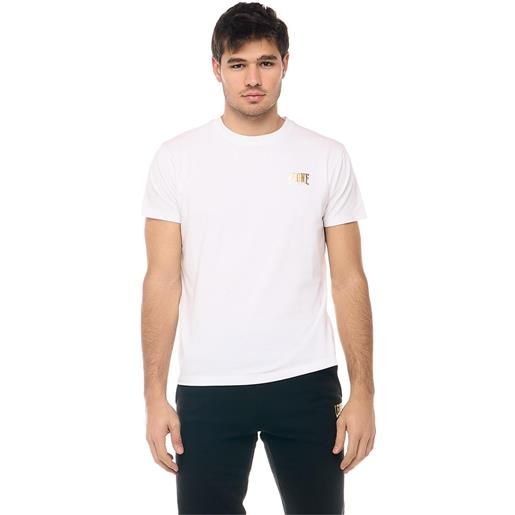 Leone t-shirt in cotone new gold bianca da uomo