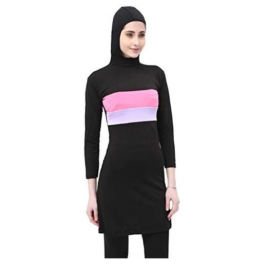 kitabetty costume intero, costume da bagno musulmano conservatore costume da bagno donna burkini di swimwear love