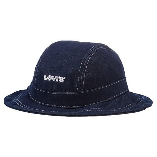 Levi's cappello in denim, jeans blu, s unisex-adulto
