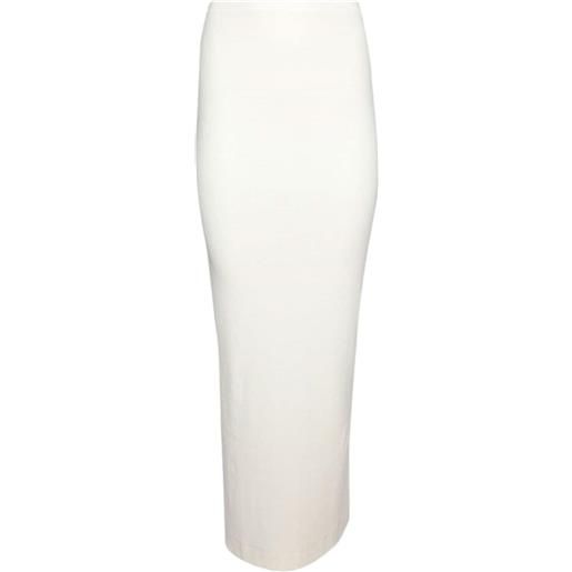 ETERNE emma high-waisted maxi skirt - bianco