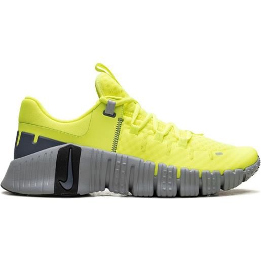 Nike free metcon 5 "volt/wolf grey" sneakers - verde