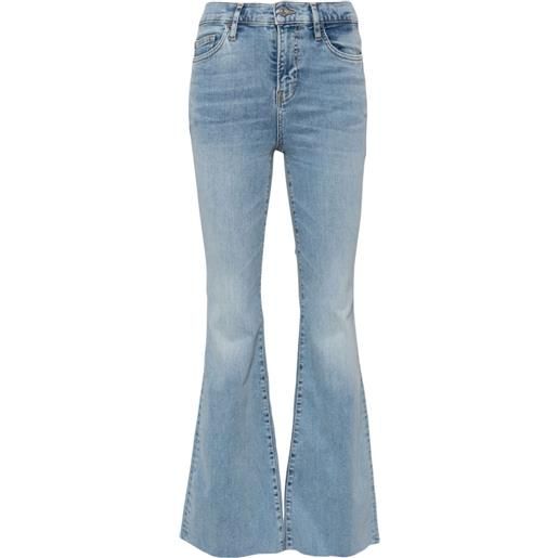 FRAME high-rise flared jeans - blu