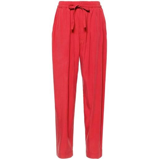 ISABEL MARANT hectorina tapered trousers - rosso