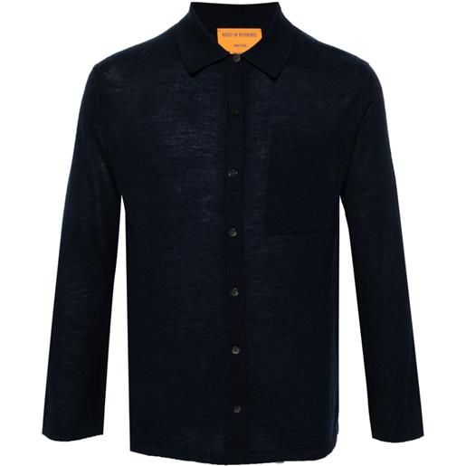 Guest In Residence showtime cashmere shirt - blu