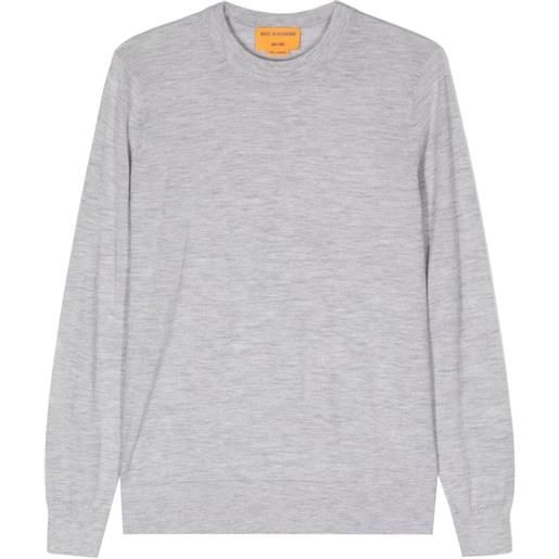 Guest In Residence airy true mélange-effect jumper - grigio