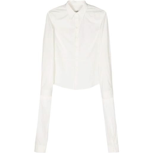 MM6 Maison Margiela double-sleeves cotton shirt - bianco