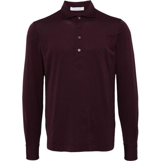 Cruciani cotton-blend polo shirt - viola
