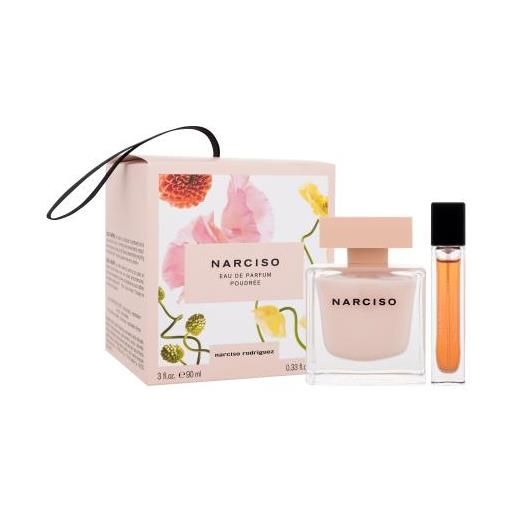 Narciso Rodriguez narciso poudrée set3 cofanetti eau de parfum 90 ml + eau de parfum 10 ml per donna