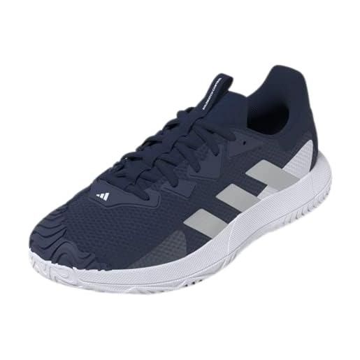 adidas solematch control m, shoes-low (non football) uomo, team navy blue 2/matte silver/ftwr white, 39 1/3 eu
