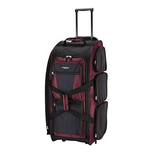 Travelers Club xpedition - borsone verticale multi-tasca, 76 cm, rosso cremisi. , 30 suitcase, xpedition - borsone verticale multi-tasca, 76 cm