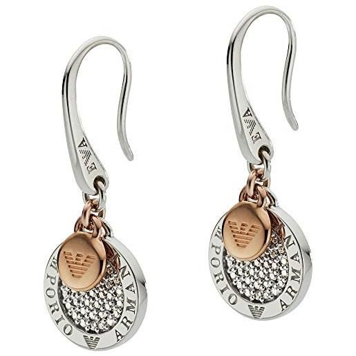 Emporio Armani orecchini da donna, dimensioni: 12x12x2 mm orecchini multipli in argento, eg3377040