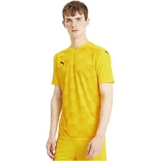 Puma teamfinal 21 graphic short sleeve t-shirt giallo s uomo