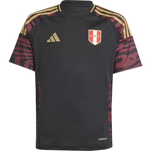 Adidas peru 23/24 junior short sleeve t-shirt away rosso 7-8 years