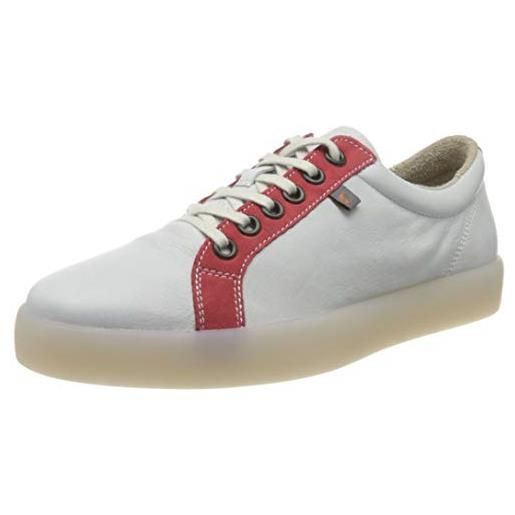 Softinos reed595sof, scarpe da ginnastica uomo, multicolor (bianco/rosso rossetto 003), 41 eu