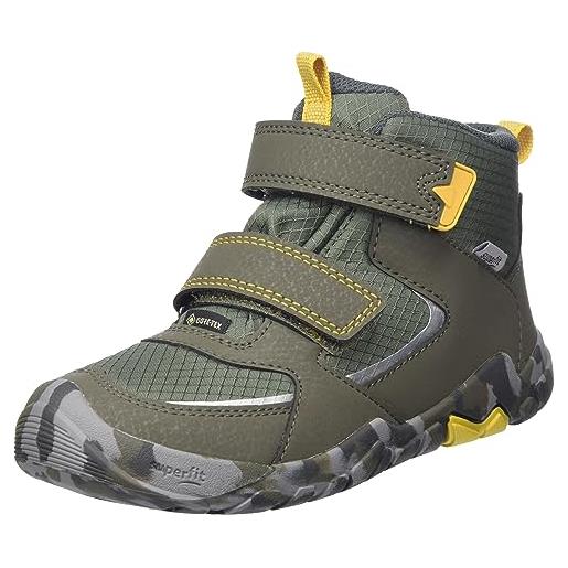 Superfit trace, scarpe da ginnastica, verde/giallo 7000, 28 eu stretta