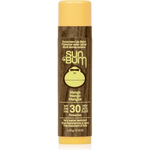 SUN BUM spf30 sunscreen lip balm - mango 4.25g stick solare alta prot. , balsamo labbra