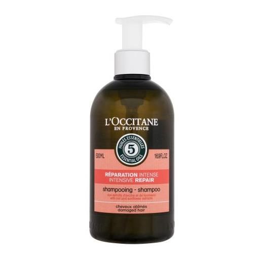L'Occitane aromachology intensive repair 500 ml shampoo rigenerante per capelli danneggiati per donna