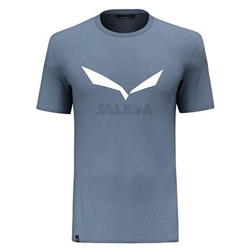 SALEWA solidlogo dry m t-shirt, t-shirt uomo, java blue, xl