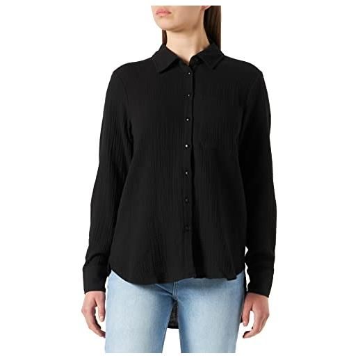 Part Two jingapw sh shirt relaxed fit camicia, black, 44 da donna