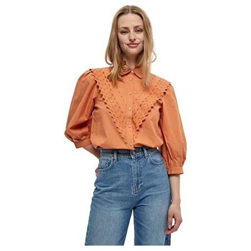 Minus caisa shirt donna, arancione (256 sunbaked), 34