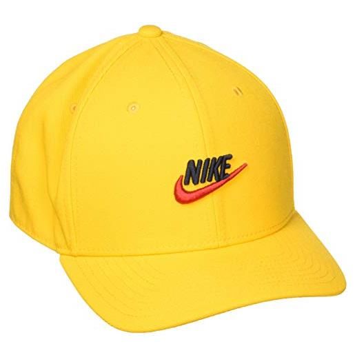 Nike sportswear futura classic 99', u nsw clc99 cap fut snapback uomo, university gold, misc