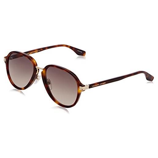 Marc Jacobs marc 534/s 086/ha havana sunglasses unisex polycarbonate, standard, 54 occhiali, donna