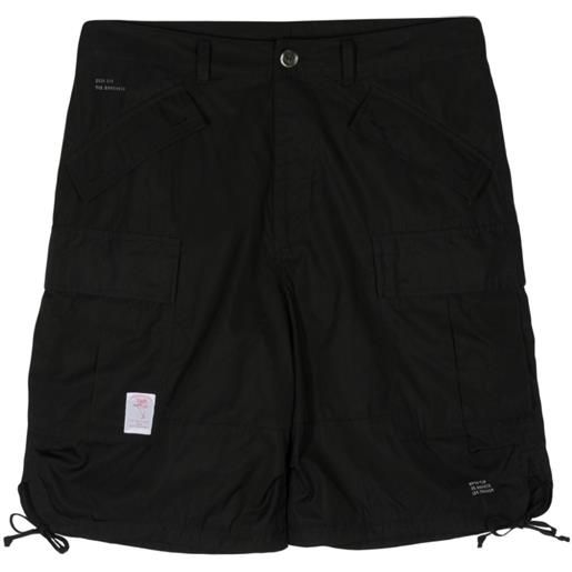 Undercover shorts con coulisse - nero