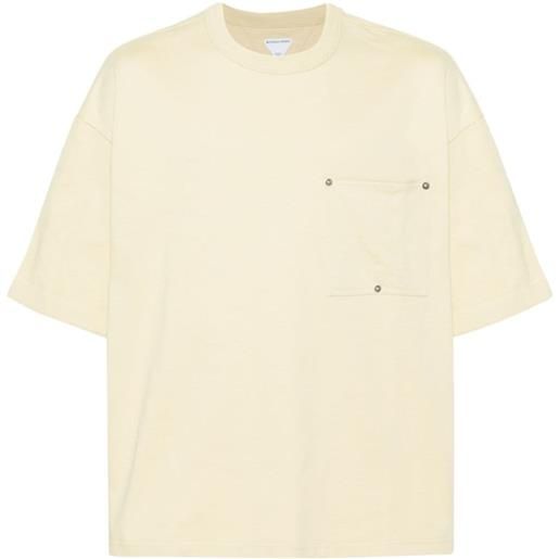 Bottega Veneta short-sleeve cotton t-shirt - toni neutri
