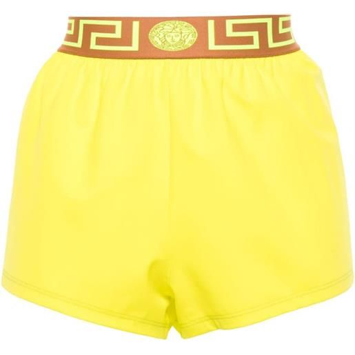Versace greca-border swim shorts - giallo