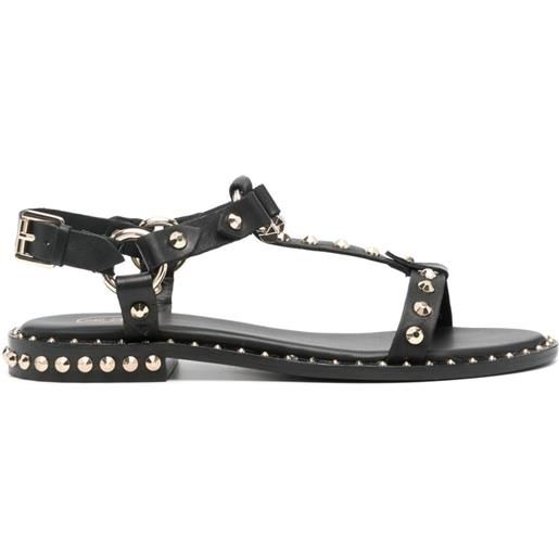 Ash stud-embellished leather sandals - nero