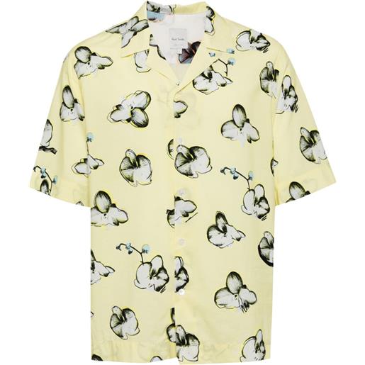 Paul Smith floral-print shirt - giallo