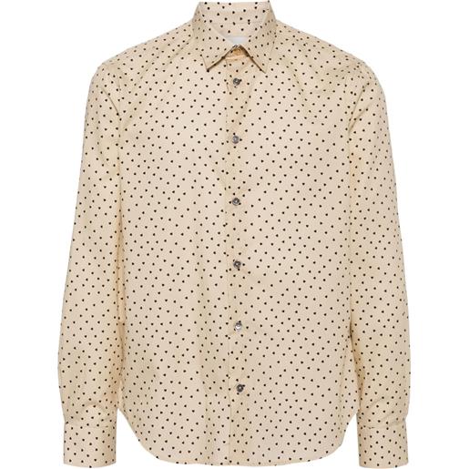 Paul Smith heart-print organic cotton shirt - toni neutri