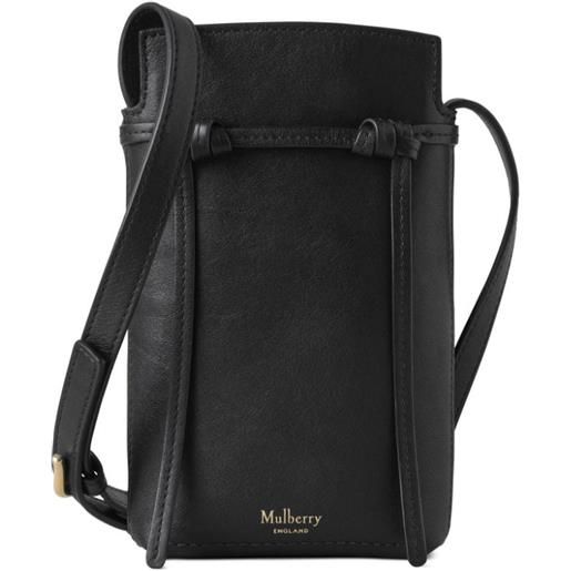 Mulberry borsa a tracolla clovelly in pelle - nero