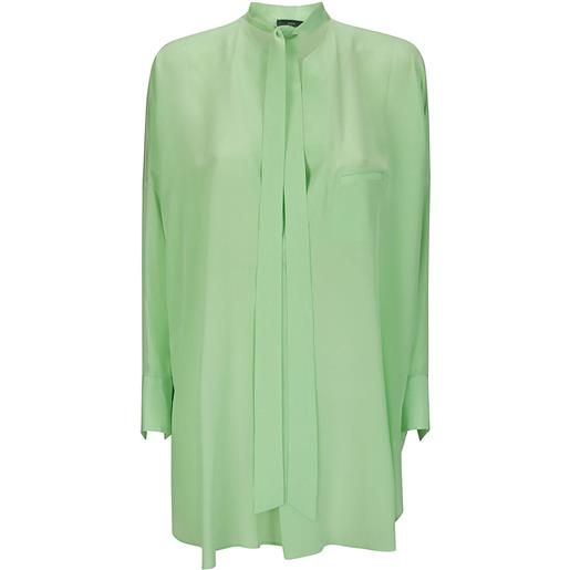 Jejia long sleeve silk shirt - verde