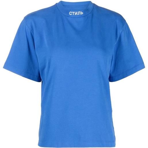 Heron Preston t-shirt ctnmb con stampa - blu