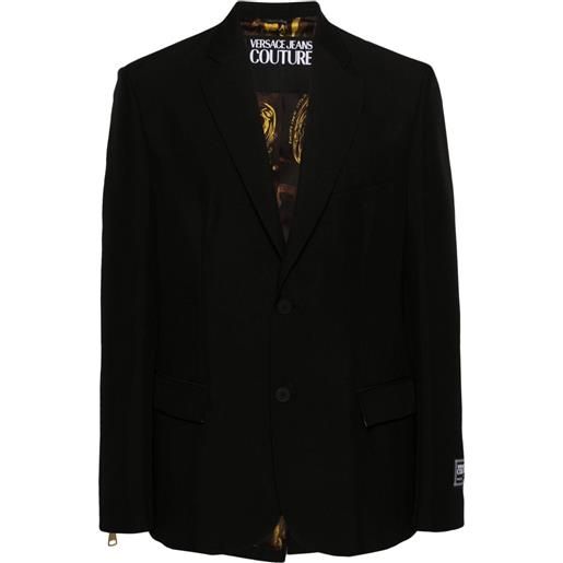 Versace Jeans Couture single-breasted blazer - nero