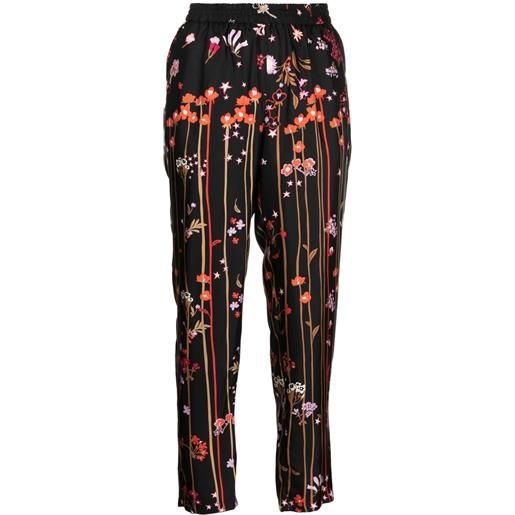 RED Valentino pantaloni con stampa - nero