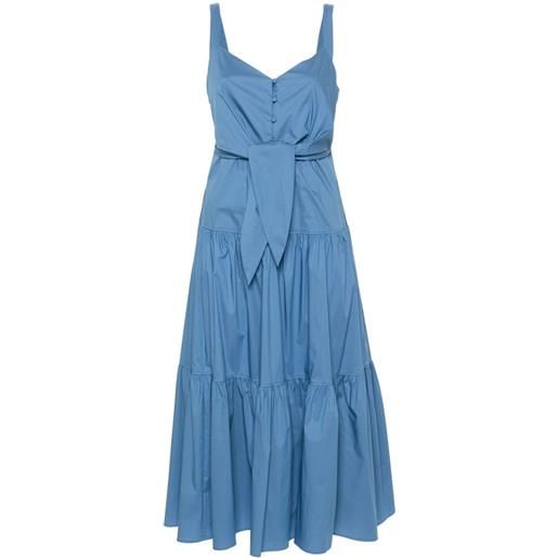 Lauren Ralph Lauren sleeveless tiered maxi dress - blu