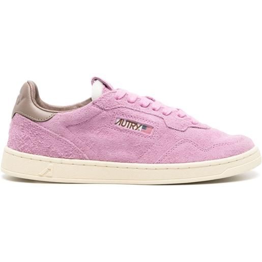 Autry lace-up suede sneakers - viola