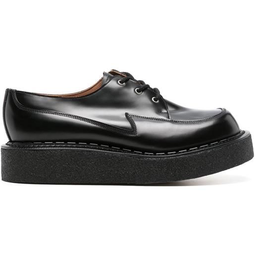 Comme des Garçons Homme Plus leather platform derby shoes - nero