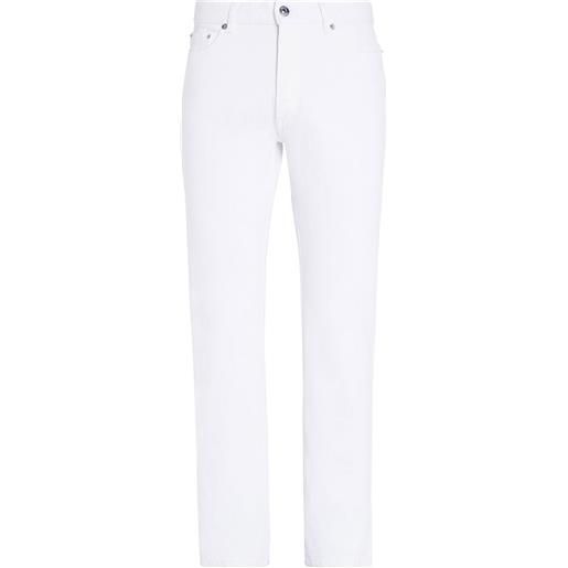 Zegna jeans slim roccia - bianco