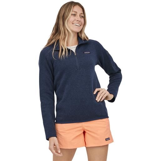 PATAGONIA w's better sweater 1/4 zip pile donna